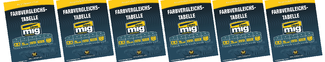 Farbvergleichstabelle