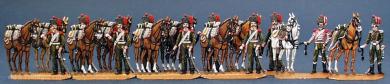 French Elite Chasseurs, dismounted, without lances 