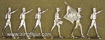 Sturmabteilung SA marching without pack, saluting 
