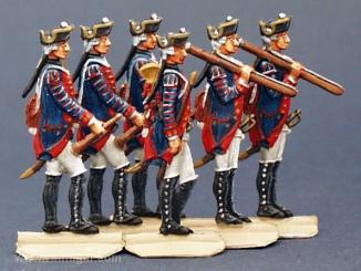 Infantry Musicians, reserve, not playing, profile 