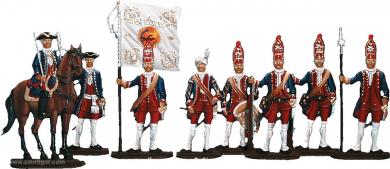 The Giant Potsdam Grenadiers on  guard 