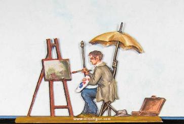 Spitzweg, Sonntagsmaler, 1 Fig 