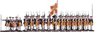 Revueaufstellung: Musketierkompanie (Parade) 