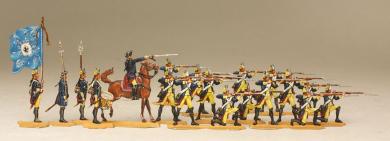 Fusiliers prussiens, (salve de bataillon) 