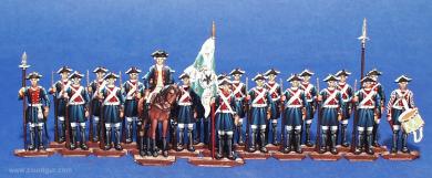 Mousquetaires, fusil au pied 