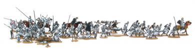 European crusaders on the retreat 