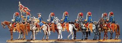 Les hussards hongrois à l'arrêt 