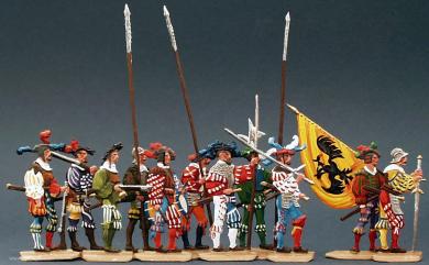 Landsknecht-Company, at ease 