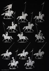 Chevalier à cheval, en selle 