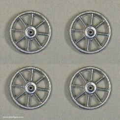 Four wheels, diameter 20 mm 