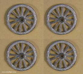 Four wheels, diameter 19 mm 
