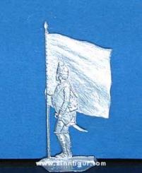 Colour-bearer of Fusiliers, standing 