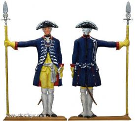 Preußischer Offizier, Regiment Garde Nr. 15/1 