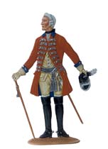 Preußischer Offizier (Rgt. 13, Garde du Corps) um 1750 