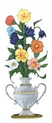 Blumenstock -Biedermeierstrauß- 