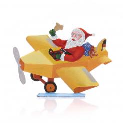 Père Noël avec avion 