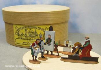 Le peintre portraitiste, peint 