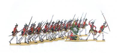 Hannoveraner Infanterie, Musketiere - Vorgehend (auch Fußjäger) 