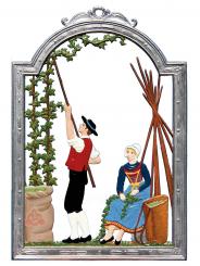 Tafel: Hopfenpflücker 