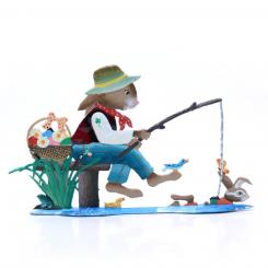 Easter bunny on a fishing trip 