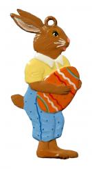 Ornament: Mr. Bunny cradling Large Egg 