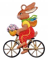 Ornament: Rabbit on Bicycle 
