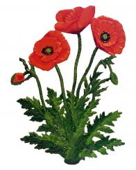Ornament: Poppy 