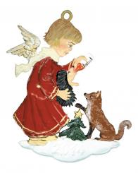 Pendentif : Ange nourrissant les animaux 