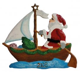 Anhänger: Weihnachtsmann auf Segeltörn 