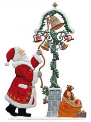 Sounds of Christmas - Santa at Christmas Bells Tower -chimes- 