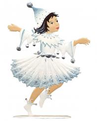 Vitrinenfigur: Winterkind -Eisblume- 