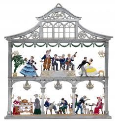 Wandbild, Caféhaus 