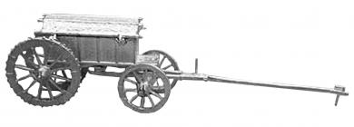 Granatenkarren, vierrädrig 