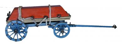 Preußischer Pontonwagen 1760 (plastisches Metallmodell) 