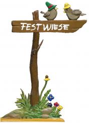 Signpost to the fairground 