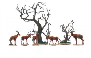 Lyre antelopes 