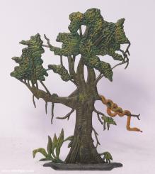Tree with giant snake 