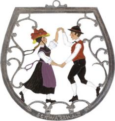 Wall plaque "Black Forest costume " 
