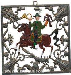 Wall plaques "Horseman with falcon" 