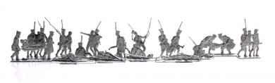 Russische Infanterie: Verwundete und Gefallene - 1812-13 
