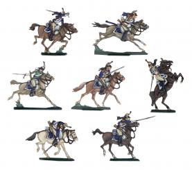 French Cuirassiers ,charging, 1809-15 18 figures. 