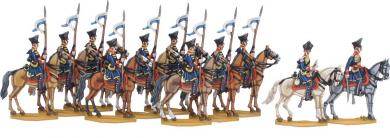 Régiment national de cavalerie à l'arrêt 