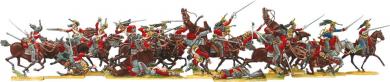 Schwere Dragoner im Angriff 