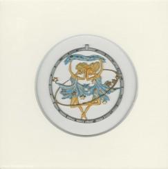 Signe astrologique des Gémeaux, peint 