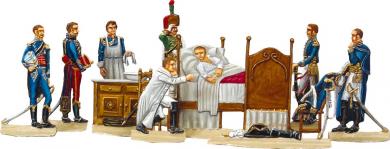 Napoleon I. visits his dying Great-Marshal Duroc, May 1813 
