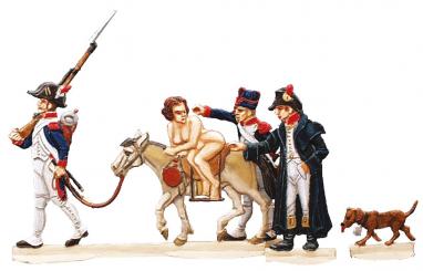 Harsh manners in a french napoleonic camp 