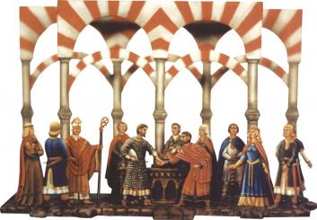 El Cid und mittelalterlicher Hofstaat 
