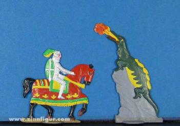Ritter mit Drachen 
