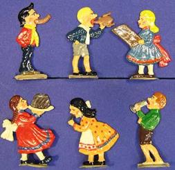 6 funny children (land of milk and honey), unpainted 