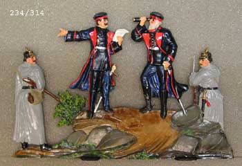 Emperor Wilhelm I and Moltke on the Feldherrnhügel, c. 1890 